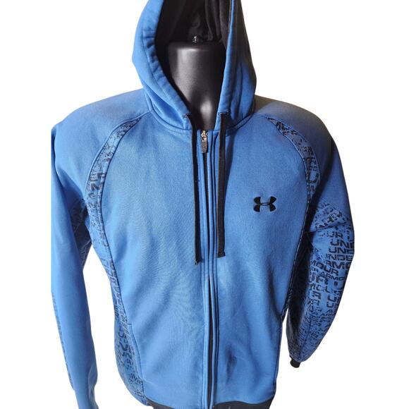 Under Armour Tops - Under Armour Hoodie Men Small Women Medium Zip Sweatshirt Jacket Gym Drawstring